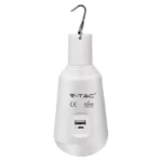 Bec LED E27 7W 3in1 cu acumulator incarcare solara V-TAC
