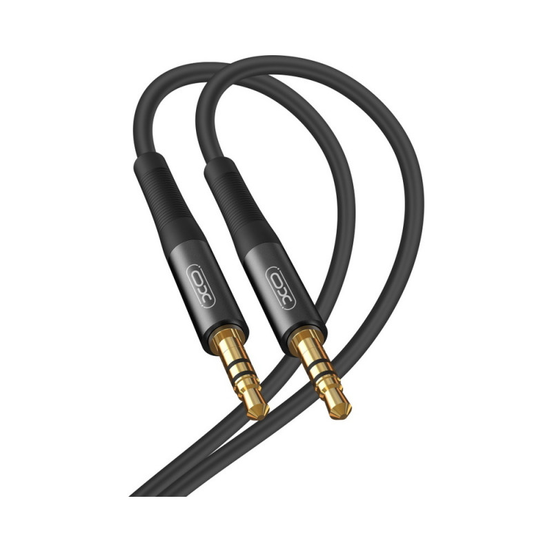 cablu-audio-stereo-slim-2m-jack-35-mm-jack-35-mm-negru-xo-nb-r175b Cablu audio stereo SLIM 2m Jack 3.5 mm - Jack 3.5 mm negru XO-NB-R175B - imagine 1
