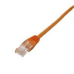 Cablu de retea portocaliu UTP Cat5e patch cord RJ45-RJ45 0.25m Well UTP-0008-0.25OE-WL
