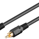 Cablu digital audio coaxial RG59 RCA S/PDIF 10m tata-tata Goobay 50337