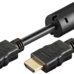 Cablu HDMI V2.0 - HDMI V2.0 15m cu Ethernet ferita 4K Ultra HD 2160p 60Hz eARC Goobay