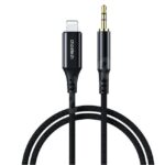 Cablu lightning Apple - Jack 3.5 mm 1m Choetech negru AUX007