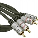 Cablu RCA mufa tata x2 din ambele parti 5m negru PROLINK TCV4270-5.0