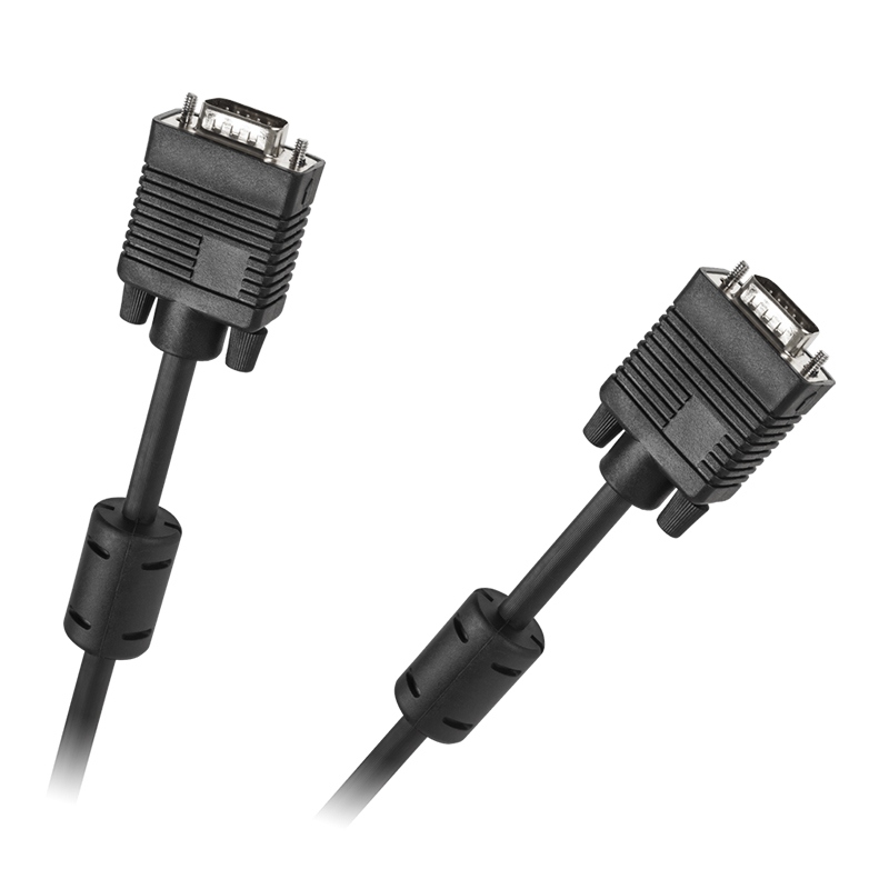 cablu-svga-tata-tata-dublu-ecranat-5m-cu-ferita-kpo3710-5-cabletech Cablu SVGA tata-tata dublu ecranat 5m cu ferita KPO3710-5 Cabletech - imagine 1