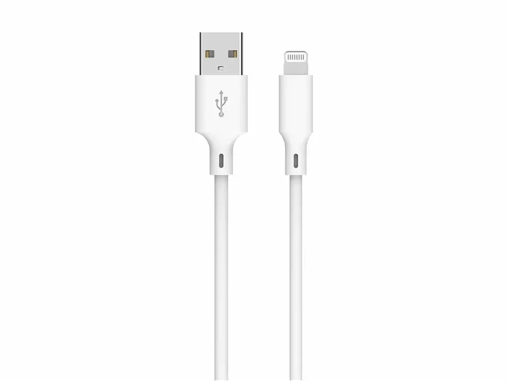 cablu-usb20-a-tata-lightning-2m-24a-alb-well Cablu USB2.0 A tata - Lightning 2m 2.4A alb Well - imagine 1