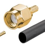 Conector RP-SMA tata cu sertizare RG174/RG316 Goobay