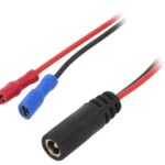 Conexiune adaptor 5.5x2.1mm mama - iesire conectori 4.8mm 0.3m CELLEVIA POWER CABLE-2/CL