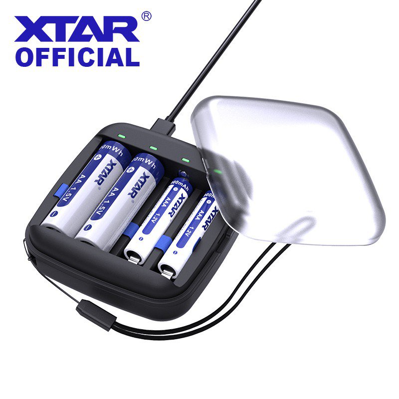 incarcator-acumulatori-15v-li-ion-12v-ni-mh-xtar-et4s Incarcator acumulatori 1.5V Li-ion / 1.2V Ni-MH XTAR ET4S - imagine 1