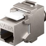 Keystone modul RJ45 CAT6A STP 22-26AWG pentru cablu 5-9 mm Goobay 95900