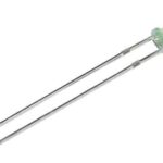 LED 3mm verde 1300-2200mcd 110 Parte frontala plat 2.6-3.6V LUCKYLIGHT LL-304PGD1X-G5-2B