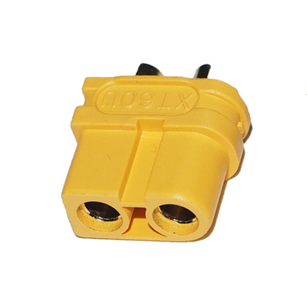 mufa-alimentare-dc-xt60-mama-30a-2-pini-pe-cablu-lipire-galbena-amass-xt60u-f Mufa alimentare DC XT60 mama 30A 2 pini pe cablu lipire galbena AMASS XT60U-F - imagine 1