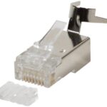 Mufa RJ45 Cat6a Cat7 Cat7a Cat8.1 ecranata 8p8c 1.2-1.45mm 22-24AWG LOGILINK MP003