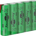 Pachet acumulatori 5x AA 2100mAh 6V Nickel-metal hybride NIMH Goobay