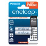 Panasonic Eneloop set acumulatori Ni-MH AAA R3 750mA 1.2V 2100 cicluri 2buc BK-4MCCE/2DE