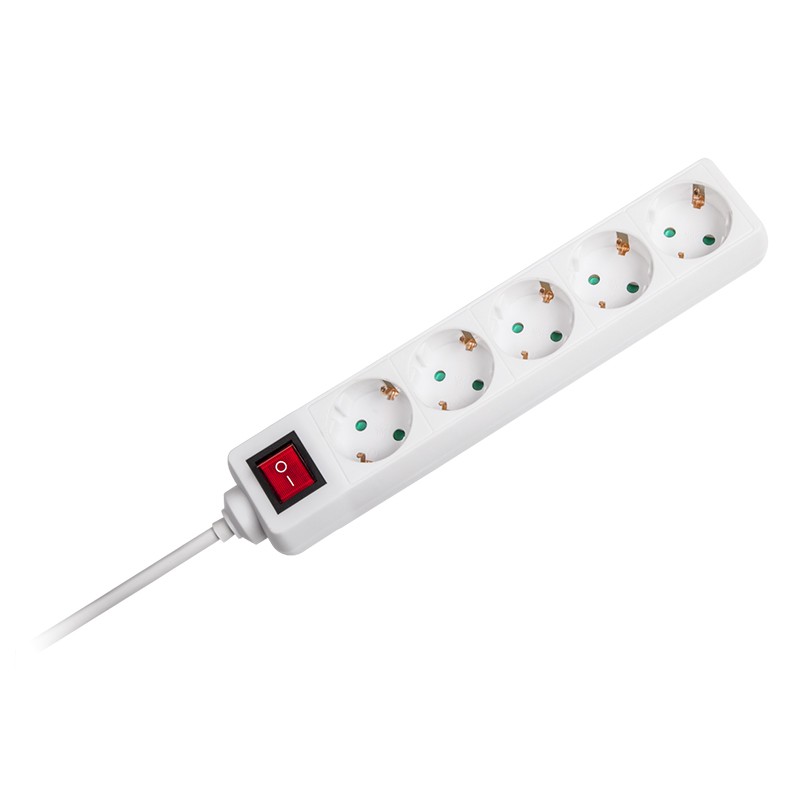 prelungitor-5-prize-cu-intrerupator-15m-3g15mm2-alb-v-tac-sku-8766 Prelungitor 5 prize cu intrerupator 1.5m 3G1.5mm2 alb V-TAC SKU-8766 - imagine 1