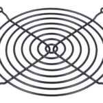 Protectie ventilator metal 120x120mm pentru surub negru TQSolution FG-12-BK