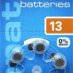 Set 6 baterii auditive ZA13 PR48 13 1.45V Zinc-Air Renata 6buc/blister