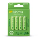 Set acumulatori R6 AA NiMh 2700mAh 4buc GP ReCkyo