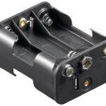 Suport baterie 6x AA R6 cu conector 9V negru 11467 Goobay